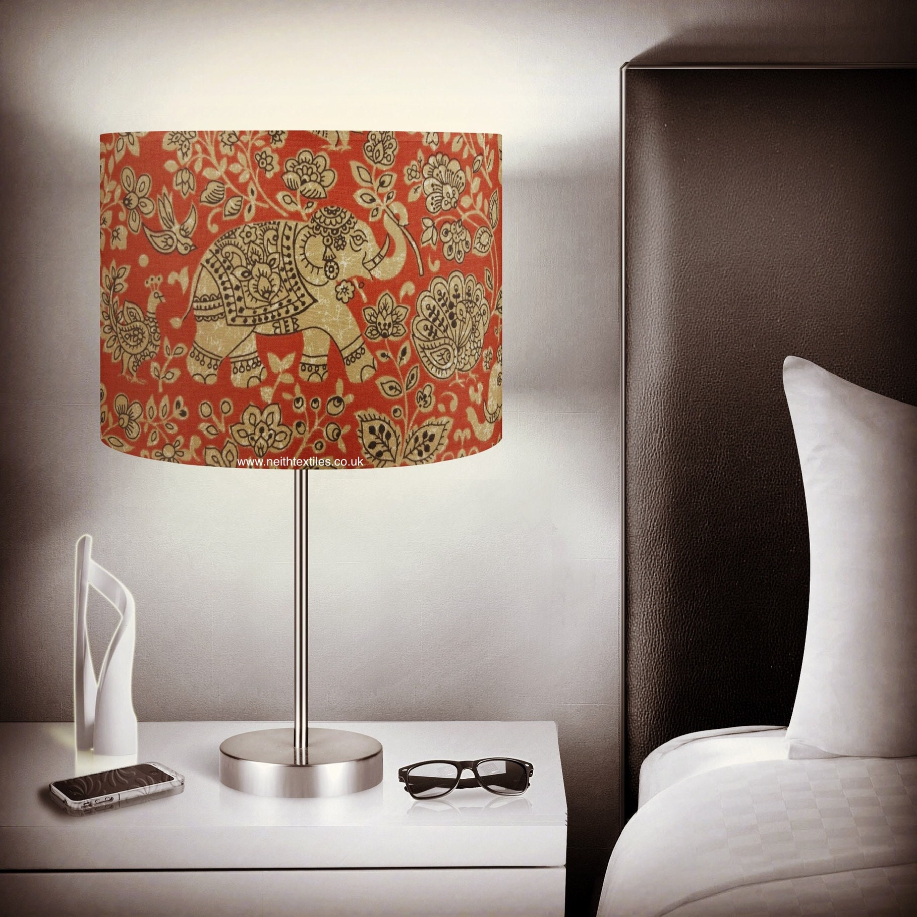 Playroom Lamp Ethnic Table Boho Decor Elephant Lampshade Desk Reading Animal Ceiling Pendant Other Colours Too
