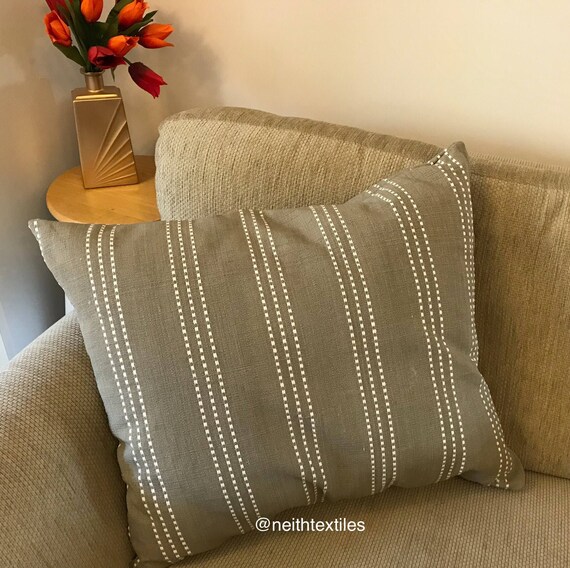 Sale Large Canvas Cushion Filled Floor Cushion Square Cotton Etsy