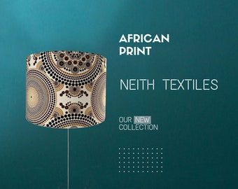 Patterned African Print Lampshade | Suitable For Ceiling Pendant And Standing Lamp