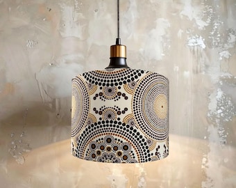 Lampshade Making Kit & African Wax Print Cotton Fabric | For Standing Lamp And Ceiling Pendant
