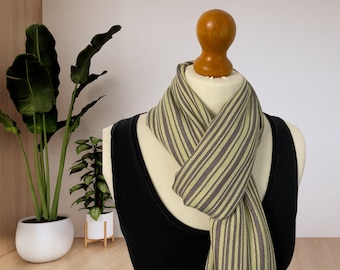 Handwoven Unisex Striped Scarf | All Season Shawl