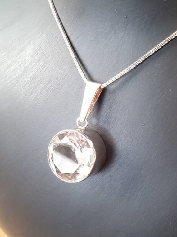 Kultasepät Salovaara silver pendant with large ro… - image 10