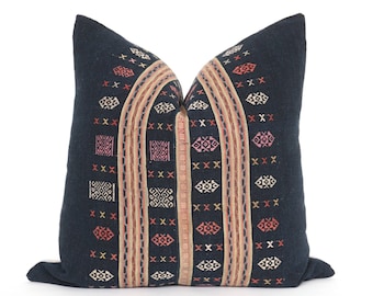 Ikat Pillow, Indonesian Ikat Pillow Cover, Vintage Ikat, Indonesia Ikat Pillow