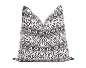 Ikat Pillow, 18x18, Indonesia Ikat Pillow, Indonesian Ikat Pillow Cover, Vintage Ikat