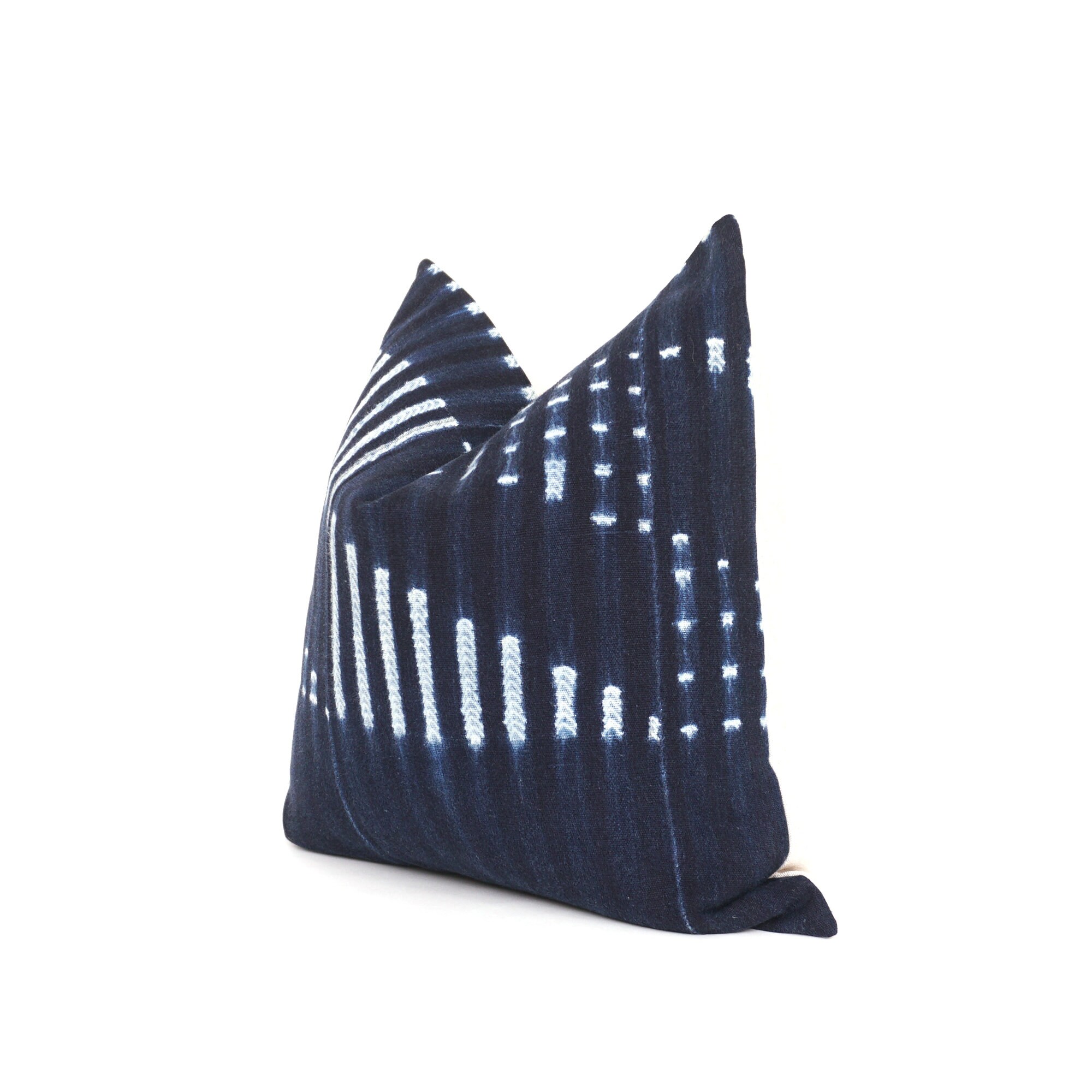 Indigo Mudcloth Pillow Cover 20x20 African Indigo Pillow Etsy