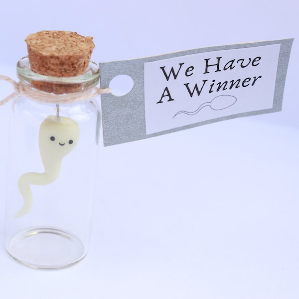 We Have A Winner, Glow in the Dark Sperm, Pregnancy Announcement, Funny Gift for Husband, We Are Having a Baby, We are Pregnant