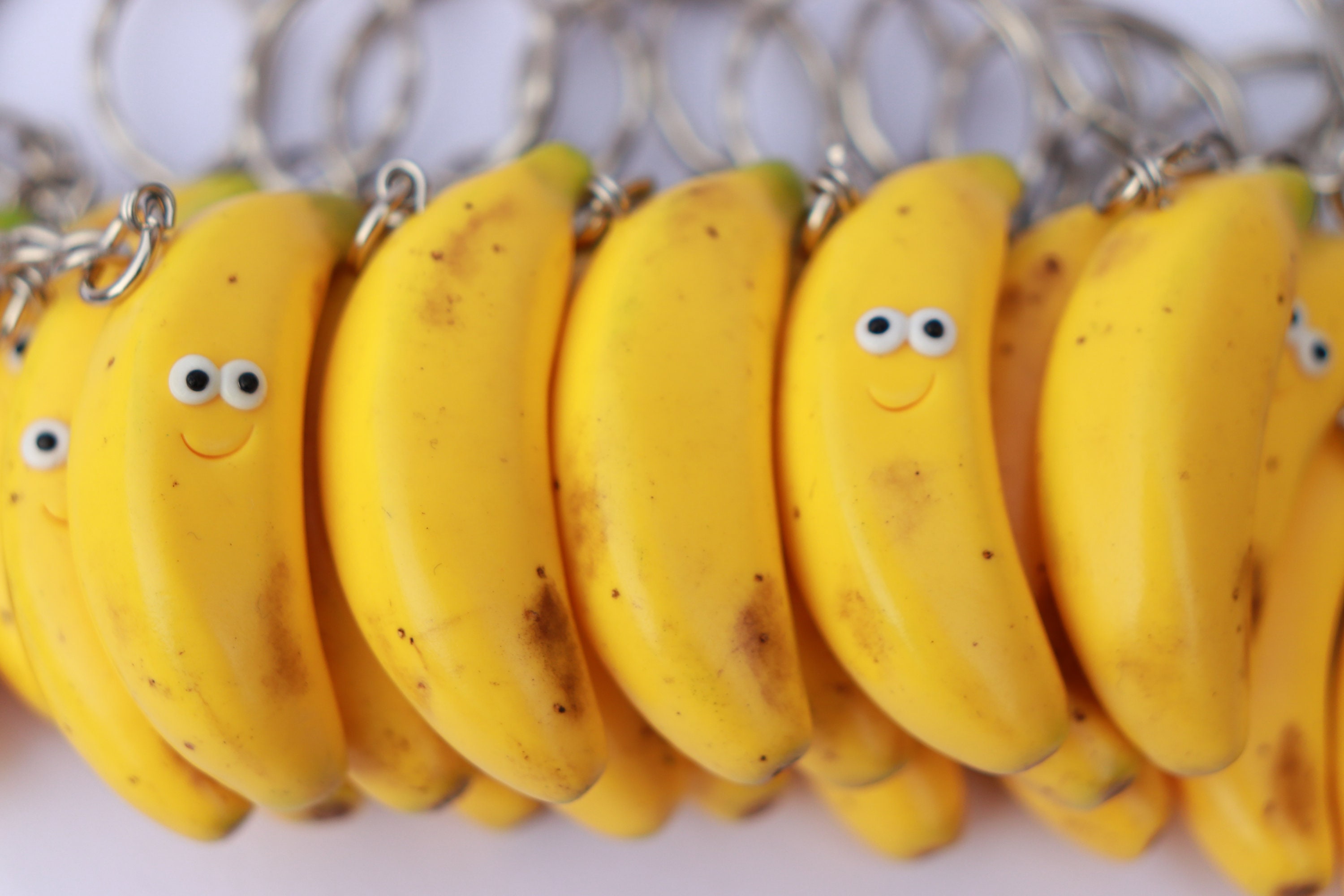 Tokyo Banana Squeeze Keychain - Version 2 - - Etsy