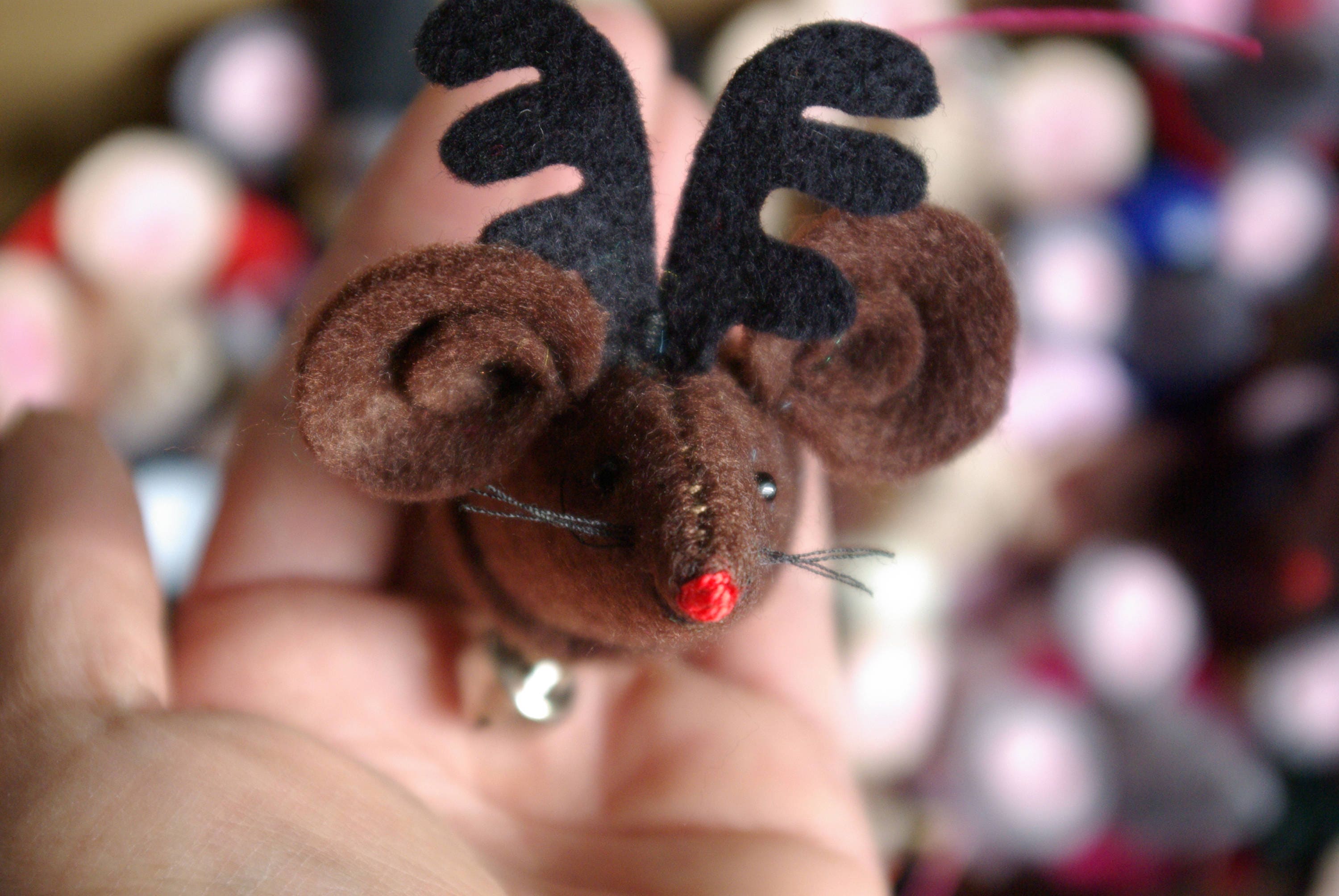 Reindeer mouse Felt Mouse Reindeer Mice Felt mice | Etsy