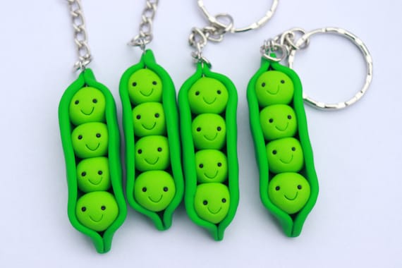 Porte-clés Taratata Modèle « Petits Pois » N°167 - Neuf Avec étiquettes