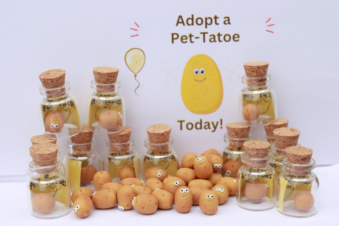 Pettatoe Ornament, Polymer Clay, Potato Pet, Best Friend Gift, Pet