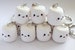 ONE Kawaii Marshmallow, Polymer Clay Keychain, White Marshmallow, Pink Marshmallow, Toasted Marshmallow, 