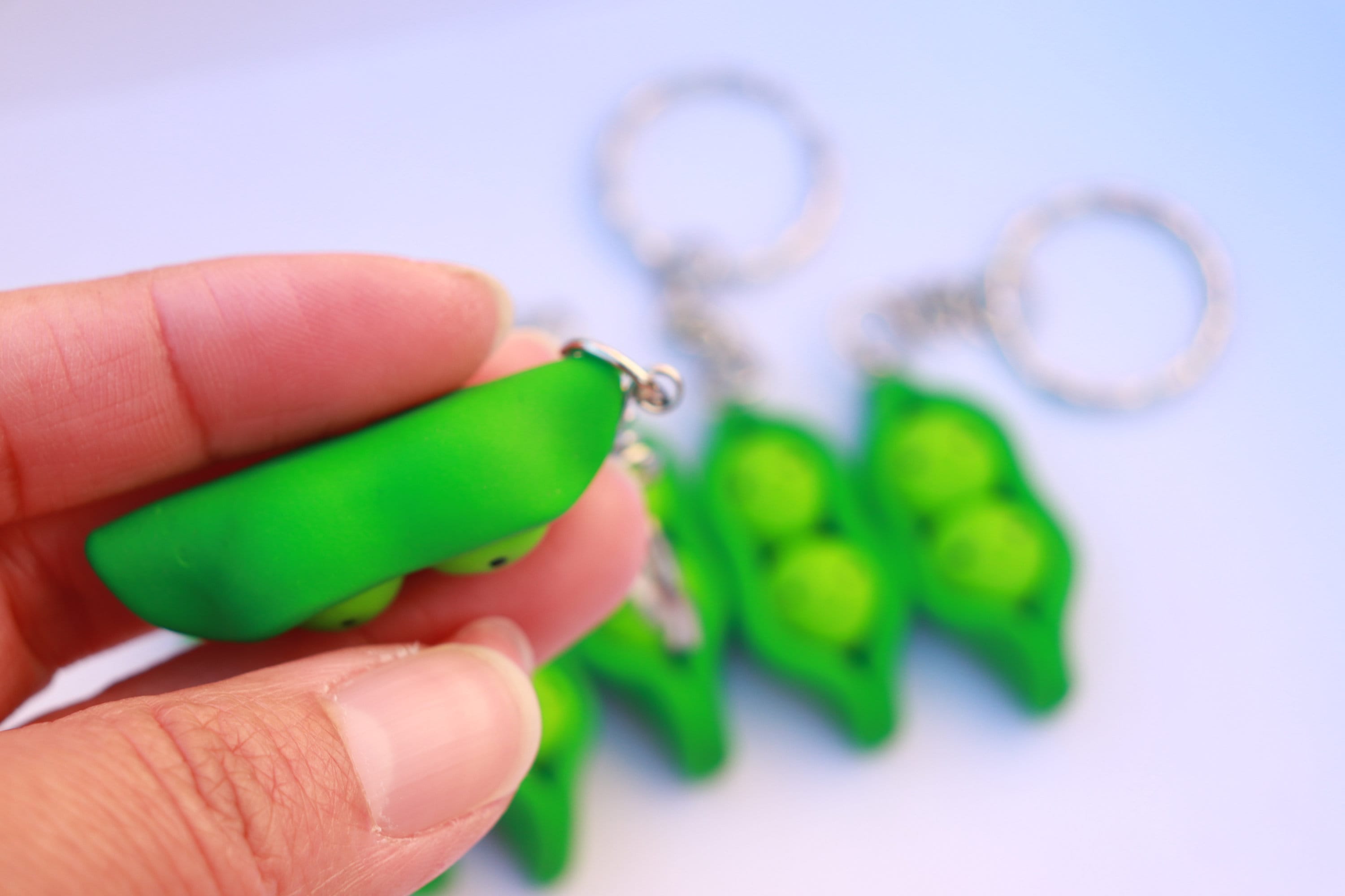 Two Peas in a Pod Keychain Valentine's Day Polymer Clay Etsy