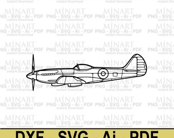 fichier découpé au laser avion vintage, décoration de chambre d'enfant aviation (téléchargement numérique)