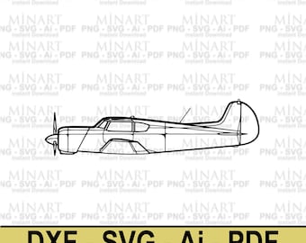 fichier découpé au laser avion vintage, décor aviation (téléchargement numérique)
