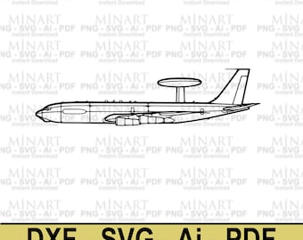 Airplane Laser Cut File, Aviation Decor, CNC, Glowforge (Digital Download)