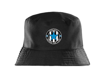 Newcastle United FC Bucket Hat Howay the lads Black White Football