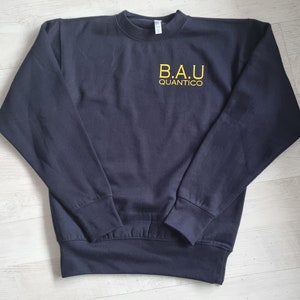 B.A.U Quantico Jumper Any name Criminal Minds  AGE 3 -13YRS Adult S-XXL