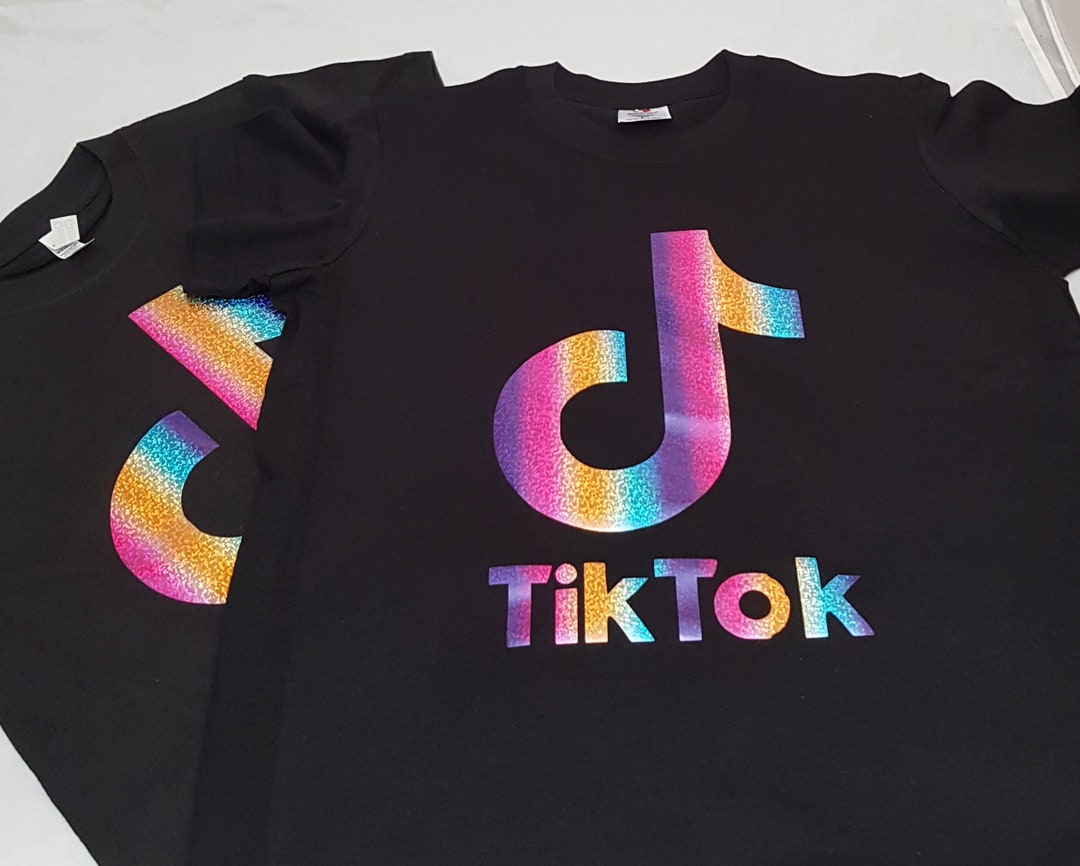 Tik Tok Tiktok T shirt AGE1 13YRS Adult S XXL RAINBOW Etsy