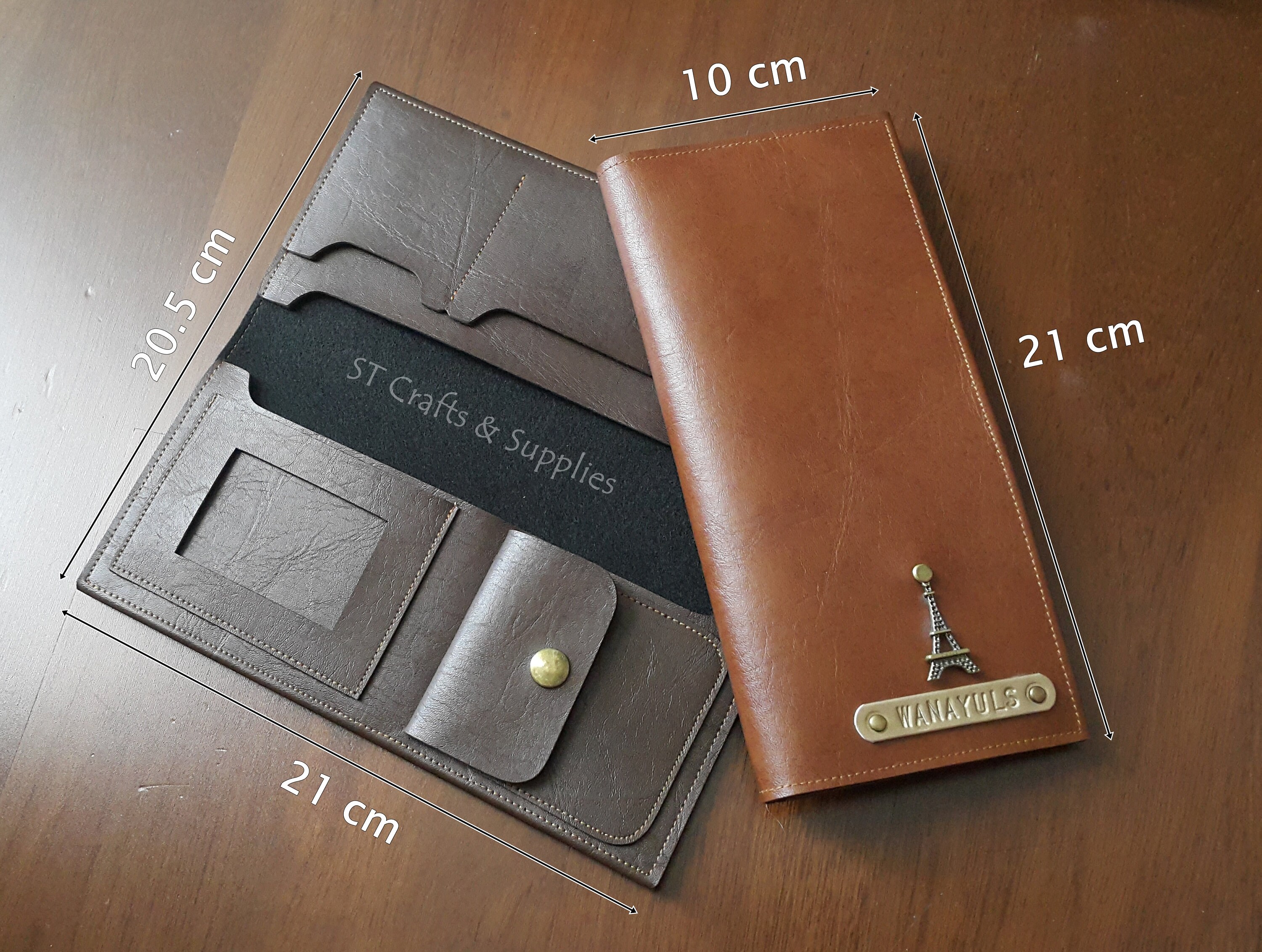 Customized Travel Wallet / Personalized Passport Folder Etsy