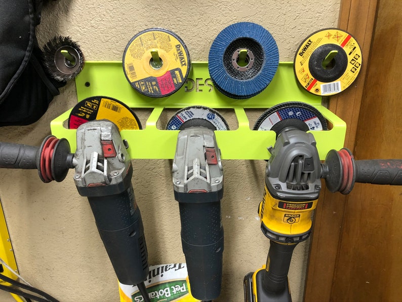4.5 Angle Grinder Storage Rack for Garage Orgnanization Etsy