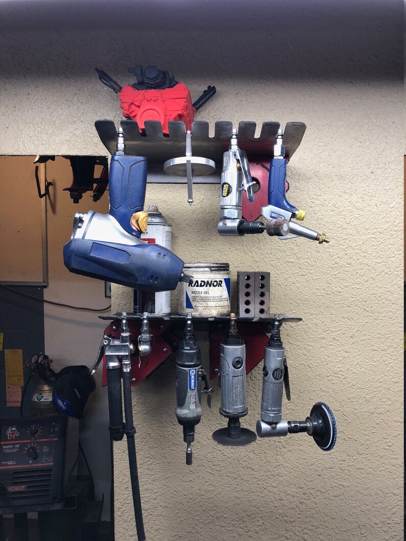 Air and Pneumatic Tool Rack and Storage Etsy