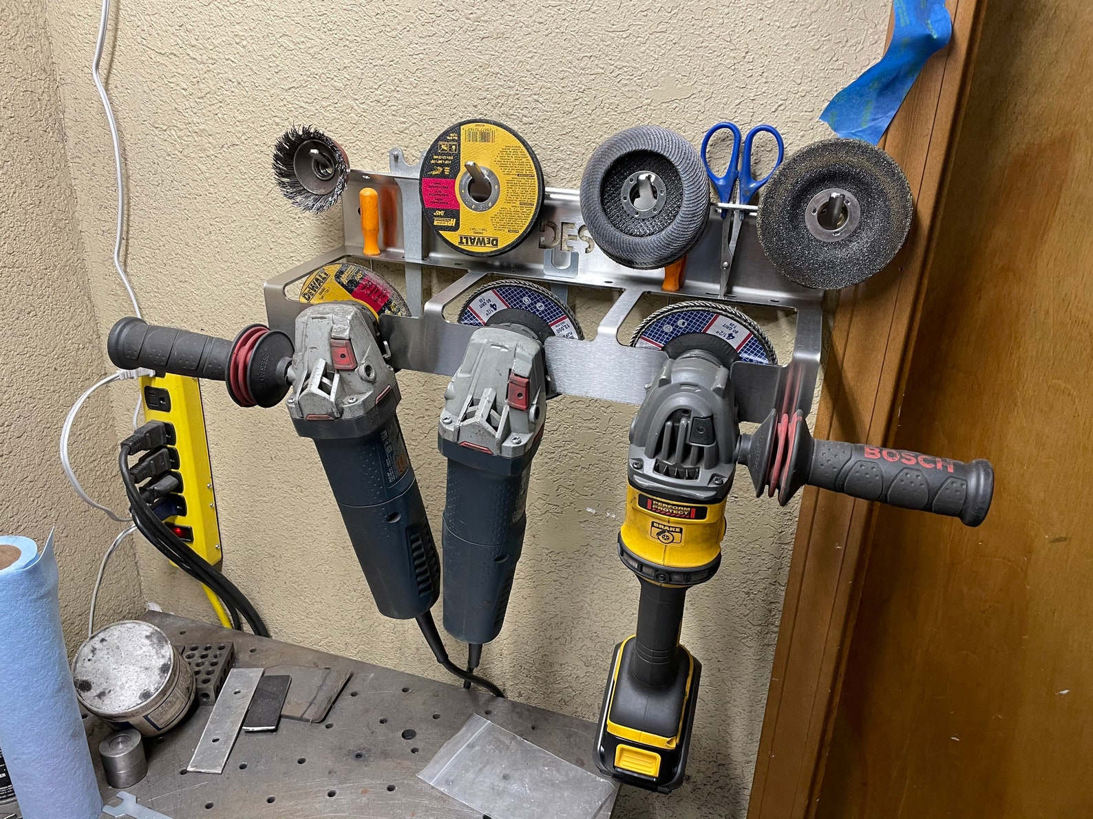 4.5 Angle Grinder Tool Storage Rack for Garage Etsy