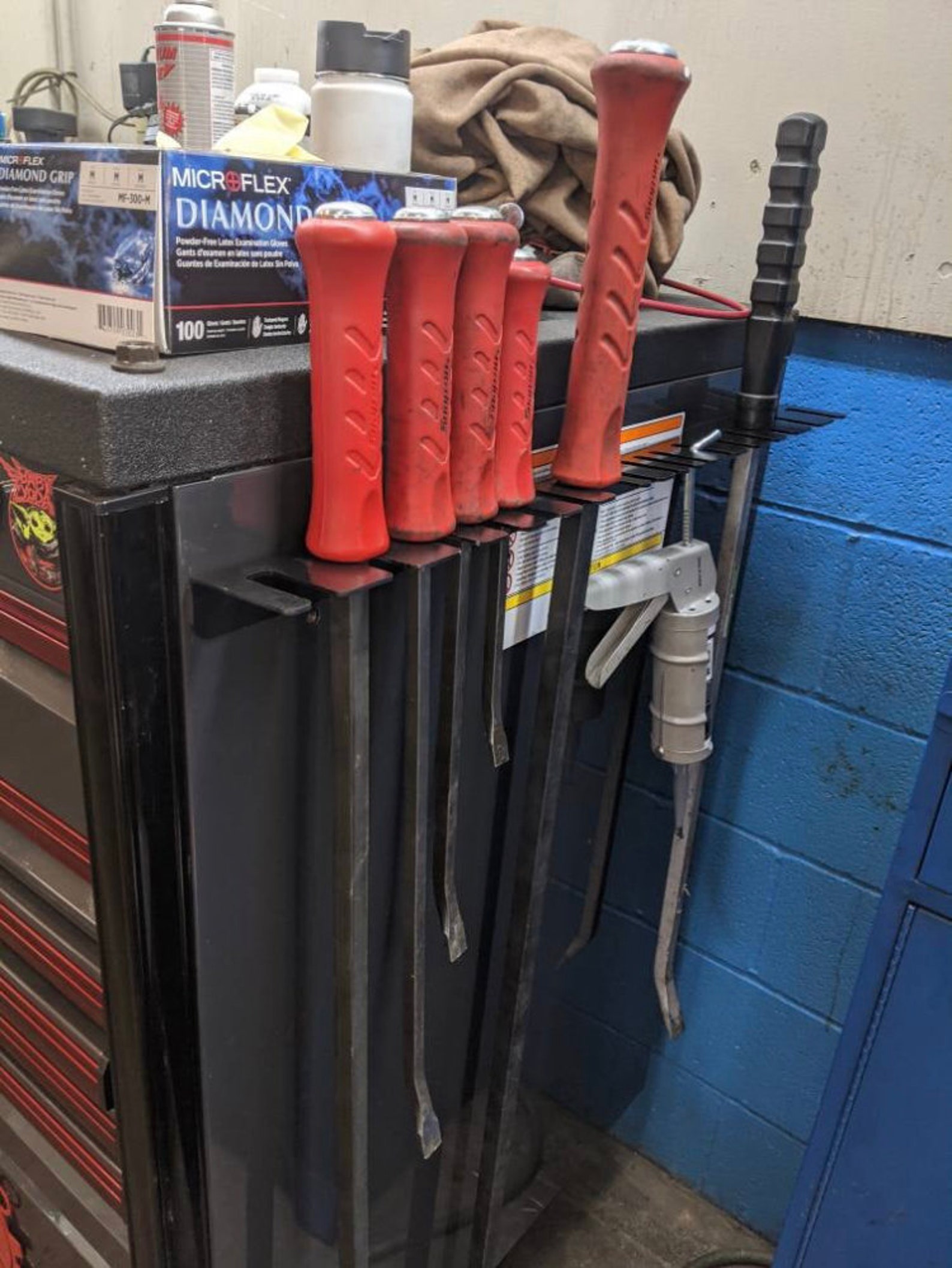 Pry Bar Breaker Bar and Hammer storage rack Etsy