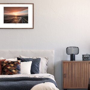 Sunset at Morecambe Bay, photo print