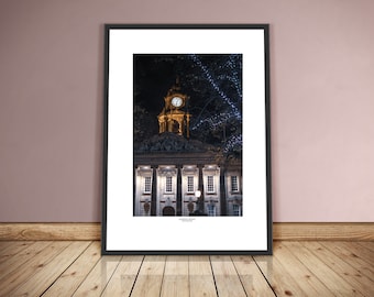 Town Hall, Lancaster, Lancashire, photo print