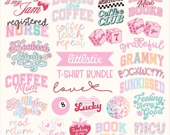 Shirt Bundle PNG - Pink SVG