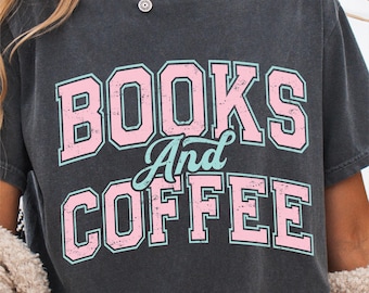 Bookish PNG SVG: Books and Coffee Design (Digital Download)