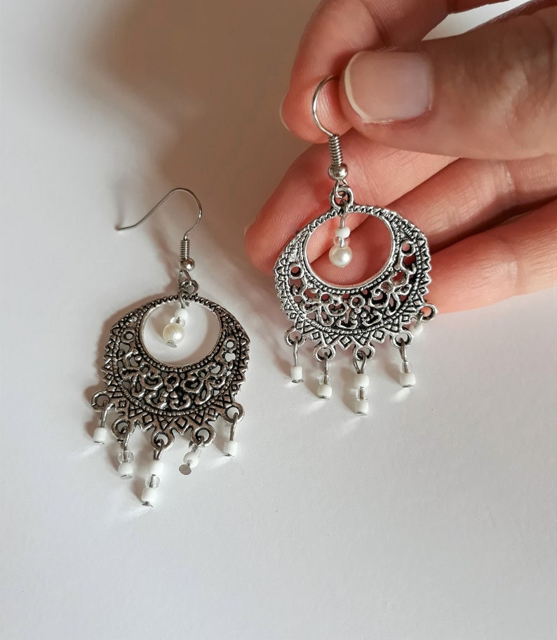 hoop earrings lightweight hoop earrings hoop earrings boho hoop earrings for women earrings handmade hoop earrings charm Earrings boho