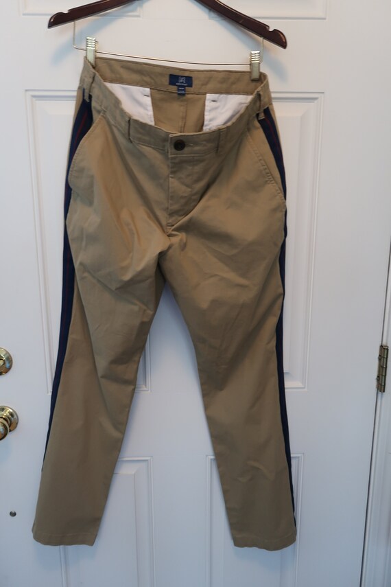 Tuxedo Stripe Khaki Pants Size 34 Waist 