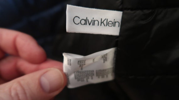 CALVIN KLEIN size Large Mens Coleman Wool-Blend O… - image 3