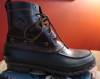 Mens Sperry Duck Boot US Size 8.5 Cold Bay Thinsulate Water-resistant Chukka Boot