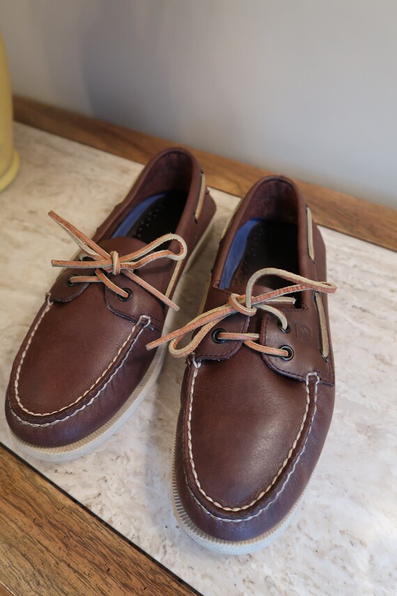 Leather Boat Shoe - Etsy Israel