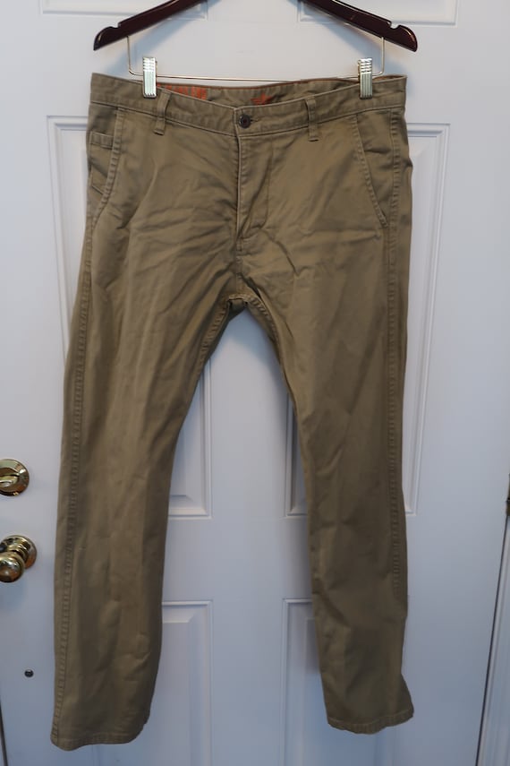 Levis Dockers Alpha Chinos Slim Fit Khaki Chino Pants 34 - Etsy