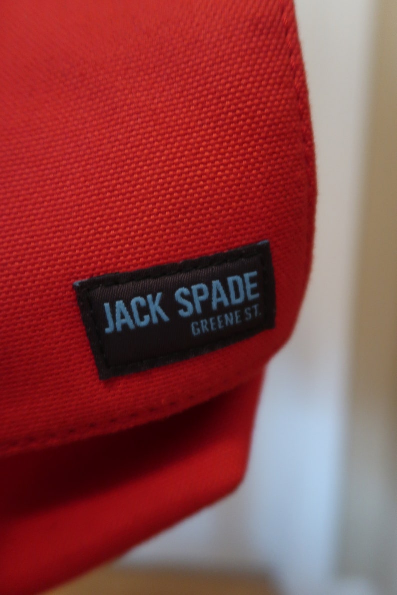 Vintage Jack Spade Greene Street Tech Oxford Field Messenger Etsy