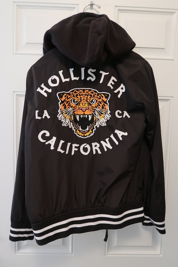 Full zip hooded windbreaker hollister deals