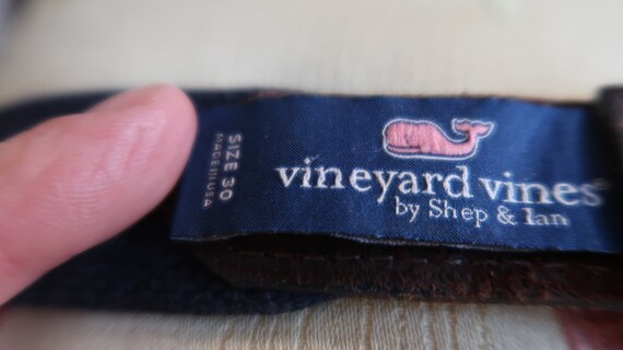 Vintage Men's Belt Lighthouse Vineyard Vines Belt… - image 2