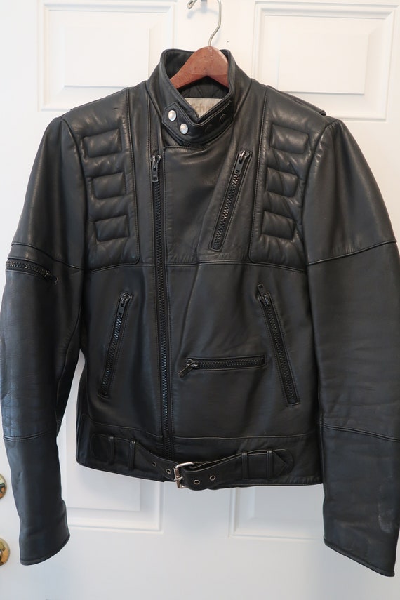 Vintage Schott Perfecto 618 Leather Motorcycle Jacket… - Gem
