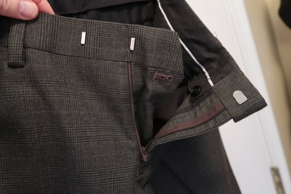 Louis Raphael Tailored Windowpane Plaid 