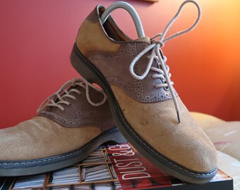 light blue saddle shoes