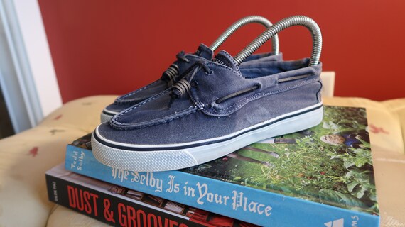 sperry blue canvas