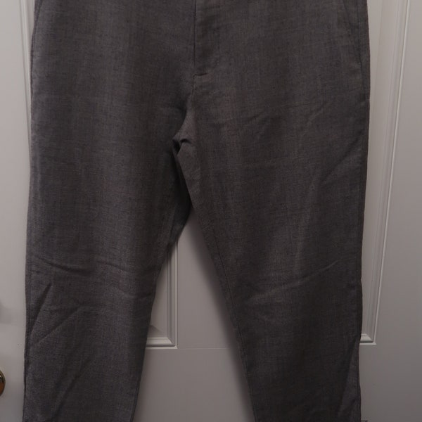 Vintage wool pants men size 34" waist tailored to 30" inseam - original J. Crew Bowery Pants Slim fit - wishing on a falling star!!!