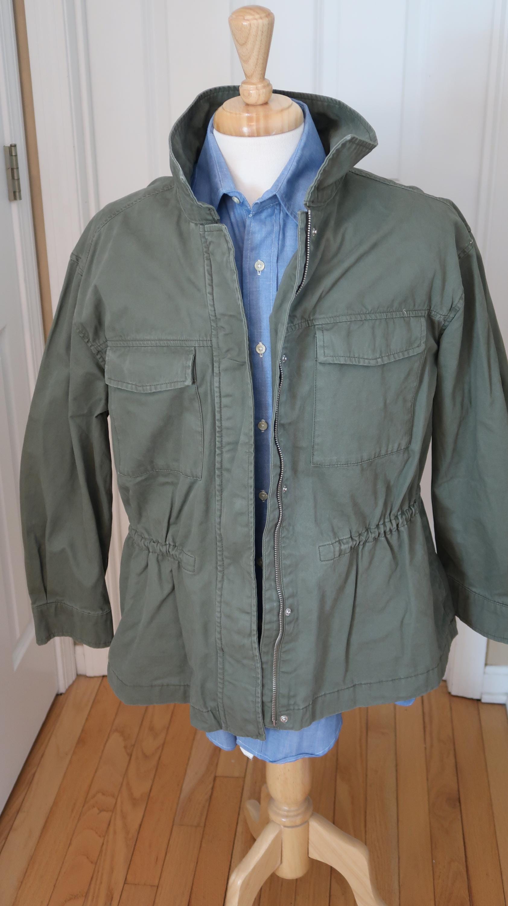 Vintage Army Zip Up - Etsy