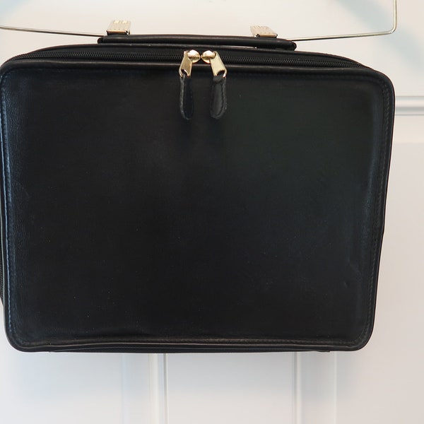 Vintage Coach Laptop Tablet Bag Briefcase w/ Hangtag Black with Shoulder Strap