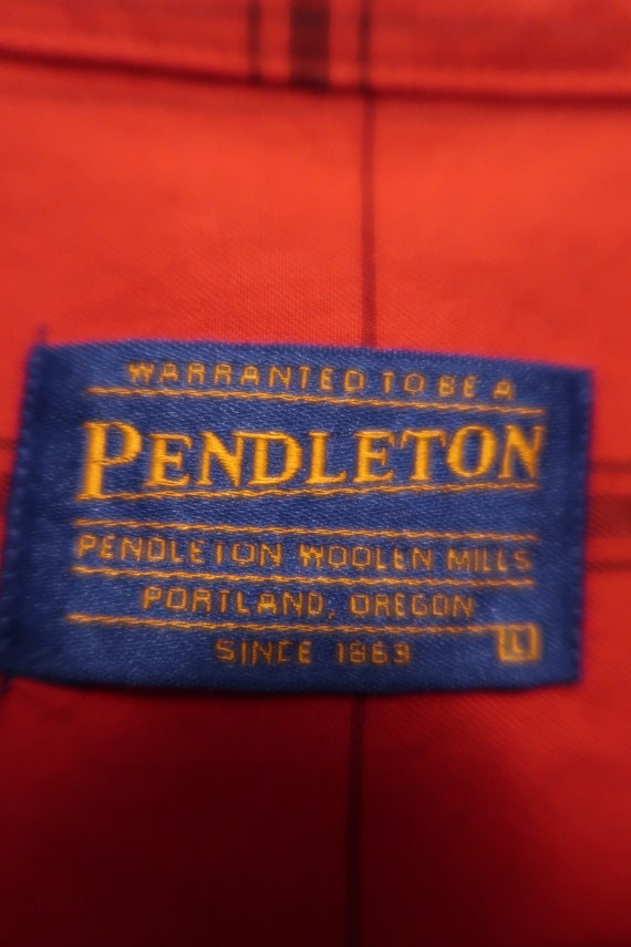 Vintage Pendelton mens BEACH SHACK cotton twill s… - image 2