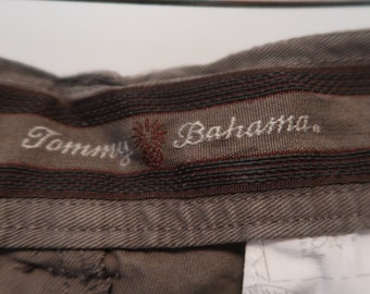 Vintage Tommy Bahama Chino Shorts, 36" Waist, Faded Fatigue Green