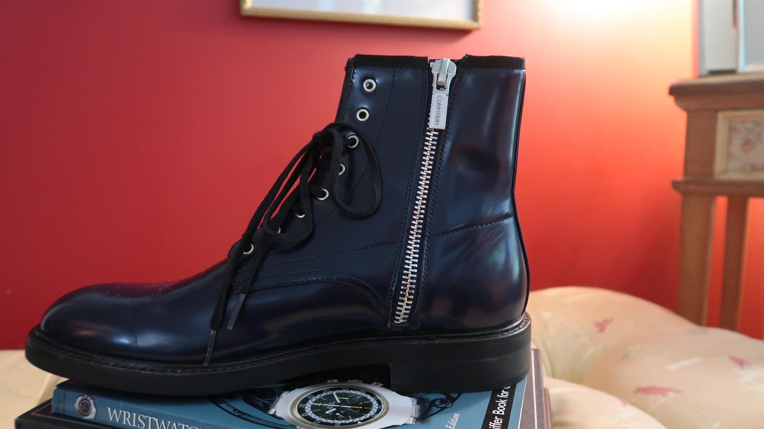 Calvin Klein keeler box black leather boots Jack & Jones JFWTANNER BOOT - Lace-up ankle boots  main image 2